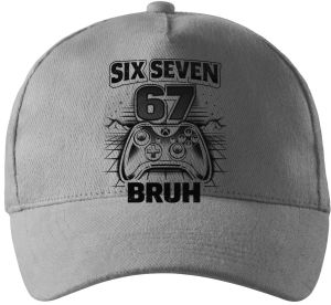 Six seven bruh gaming, V1, černý tisk