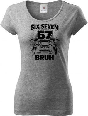 Six seven bruh gaming, V2, černý tisk