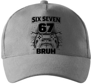 Six seven bruh gaming, V2, černý tisk