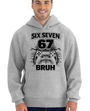 Six seven bruh gaming, V2, černý tisk