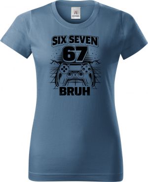 Six seven bruh gaming, V2, černý tisk