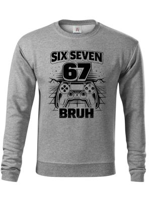 Six seven bruh gaming, V2, černý tisk