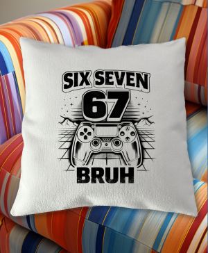 Six seven bruh gaming, V2, černý tisk