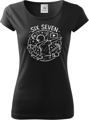 Six Seven, gamer, bílý tisk