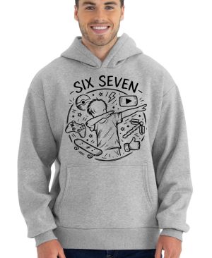 Six Seven, gamer, černý tisk