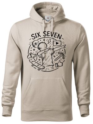 Six Seven, gamer, černý tisk
