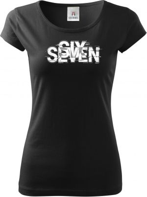 Six seven glitch, bílý tisk