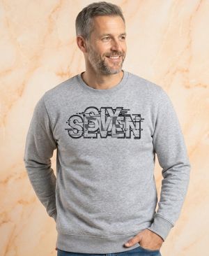 Six seven glitch, černý tisk