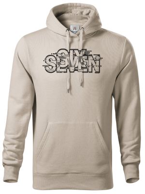 Six seven glitch, černý tisk