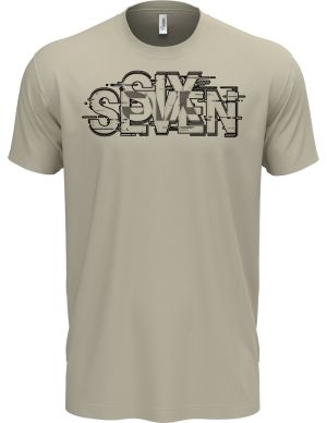 Six seven glitch, černý tisk