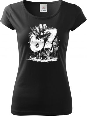 Six Seven, Graffiti Hand, bílý tisk