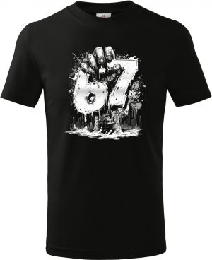 Six Seven, Graffiti Hand, bílý tisk