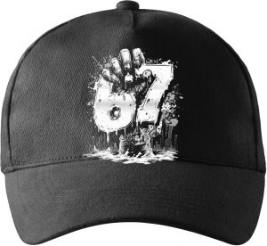 Six Seven, Graffiti Hand, bílý tisk