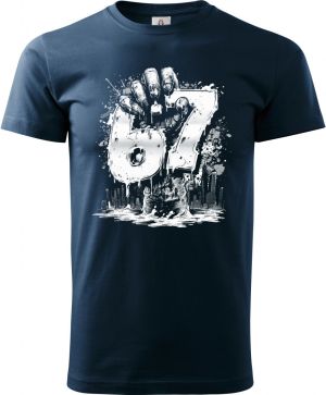 Six Seven, Graffiti Hand, bílý tisk