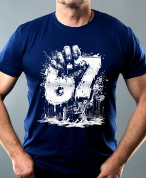 Six Seven, Graffiti Hand, bílý tisk