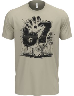 Six Seven, Graffiti Hand, černý tisk