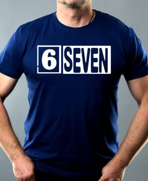 Six Seven, Logo, bílý tisk