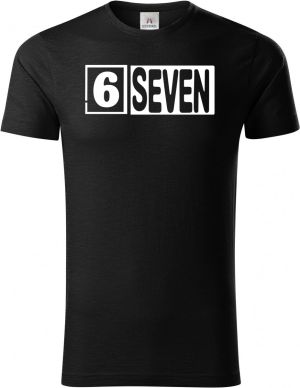 Six Seven, Logo, bílý tisk