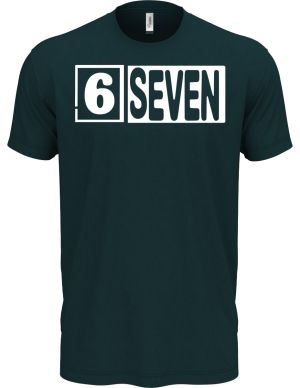 Six Seven, Logo, bílý tisk