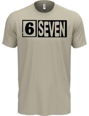 Six Seven, logo, černý tisk