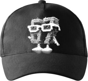 Six Seven, Pixel Character, bílý tisk