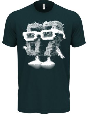 Six Seven, Pixel Character, bílý tisk