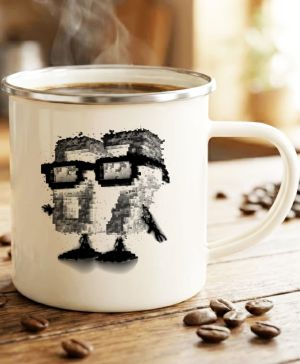 Six Seven, Pixel Character, černý tisk