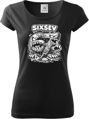 Sixsev horror 67, bílý tisk