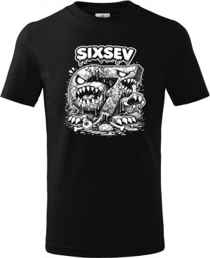 Sixsev horror 67, bílý tisk