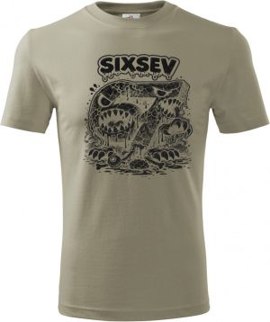 Sixsev horror 67, černý tisk