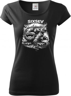 Sixsev horror 67, V2, bílý tisk