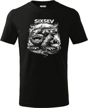 Sixsev horror 67, V2, bílý tisk