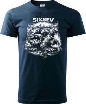Sixsev horror 67, V2, bílý tisk