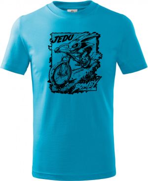 Sjezdař, jedu bomby, V1, černý tisk