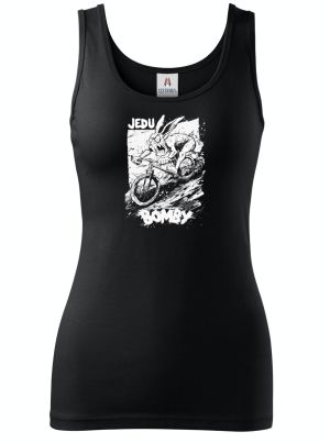 Sjezdař, jedu bomby, V2, bílý potisk