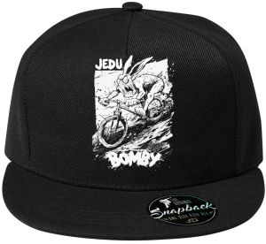 Sjezdař, jedu bomby, V2, bílý potisk