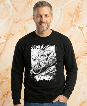 Sjezdař, jedu bomby, V2, bílý potisk