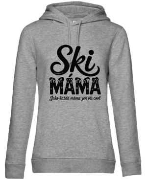 Ski Máma.Jako každá máma jen víc cool, černý tisk