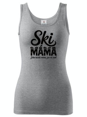 Ski Máma.Jako každá máma jen víc cool, černý tisk