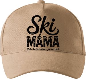 Ski Máma.Jako každá máma jen víc cool, černý tisk