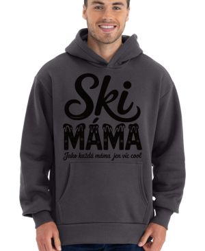 Ski Máma.Jako každá máma jen víc cool, černý tisk