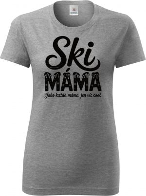 Ski Máma.Jako každá máma jen víc cool, černý tisk