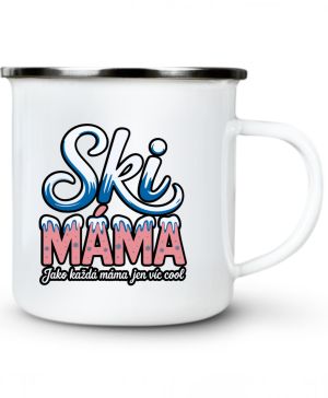 Ski Máma.Jako každá máma jen víc cool, černý tisk
