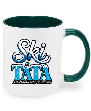 Ski táta.Jako každý táta jen víc cool, černý tisk