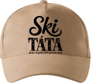 Ski táta.Jako každý táta jen víc cool, černý tisk