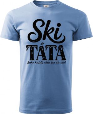Ski táta.Jako každý táta jen víc cool, černý tisk