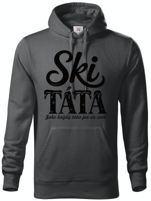 Ski táta.Jako každý táta jen víc cool, černý tisk