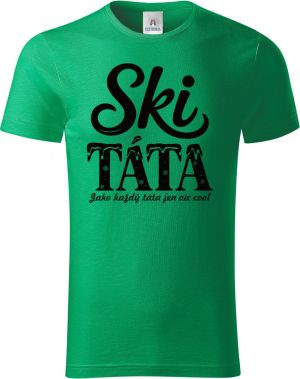 Ski táta.Jako každý táta jen víc cool, černý tisk