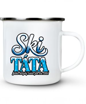 Ski táta.Jako každý táta jen víc cool, černý tisk