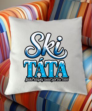 Ski táta.Jako každý táta jen víc cool, černý tisk